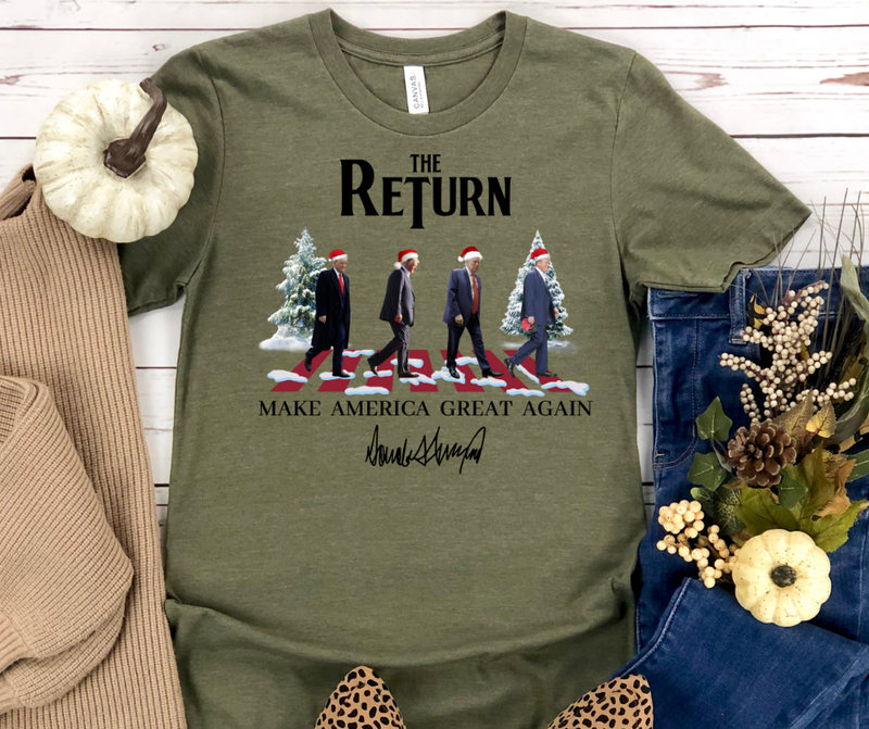 CHRISTMAS DONALD TRUMP The Return Graphic Tee