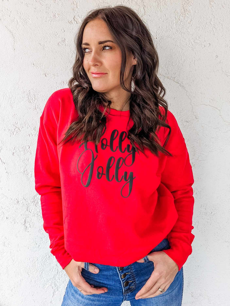 Holly Jolly Graphic Sweatshirt and Tee (S-3X)