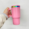 20oz Rainbow Plated Leak Proof Tumbler