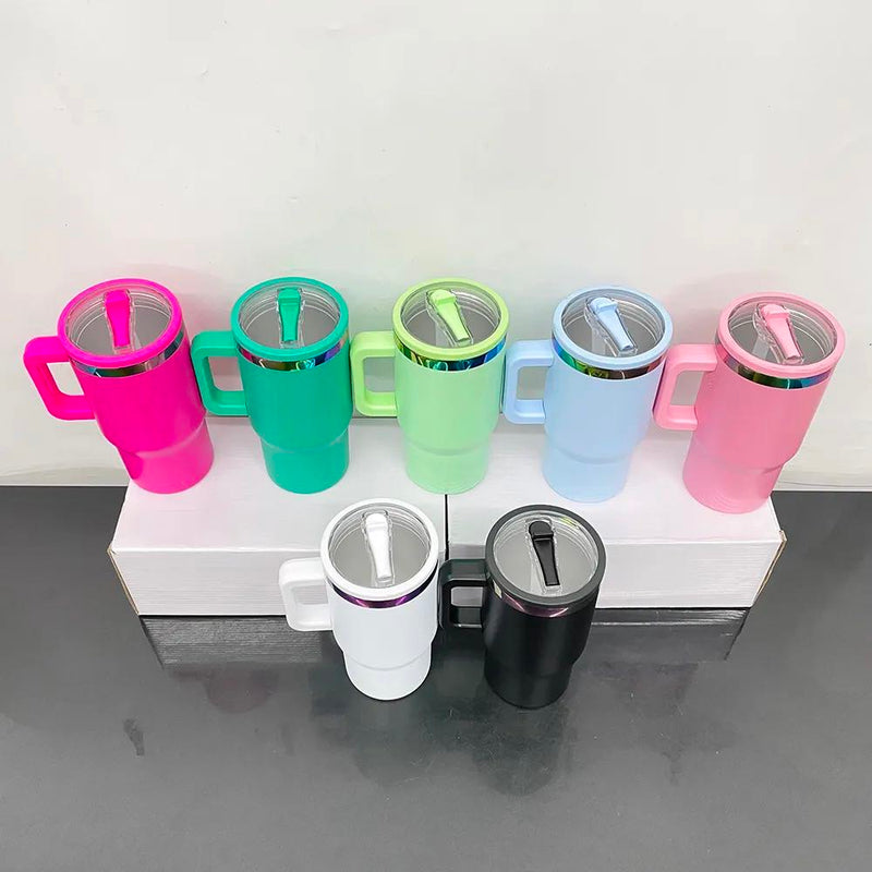 20oz Rainbow Plated Leak Proof Tumbler