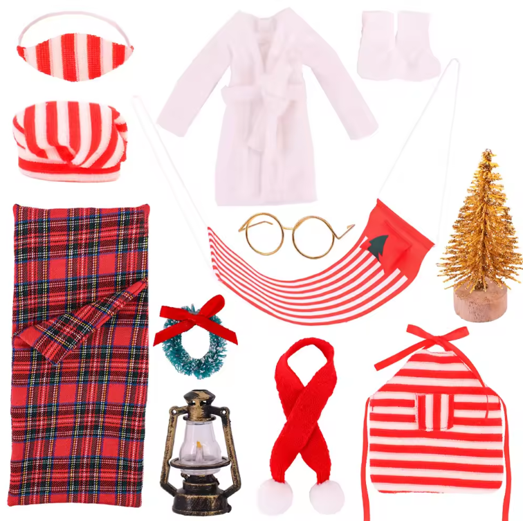 Santa's Helper Sleepover set