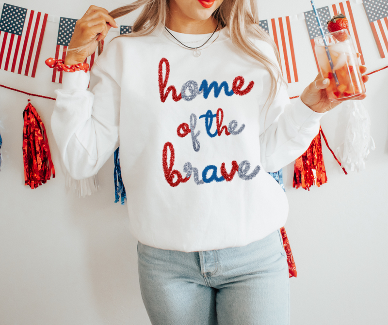 Home of the Brave Graphic Tee (S-3x)