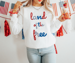 Land of the Free Graphic Tee (S-3x)