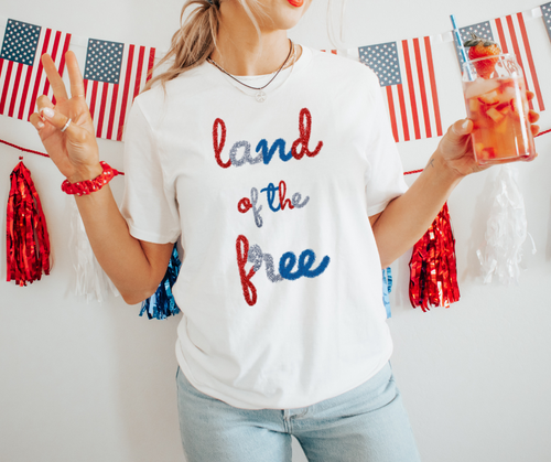 Land of the Free Graphic Tee (S-3x)