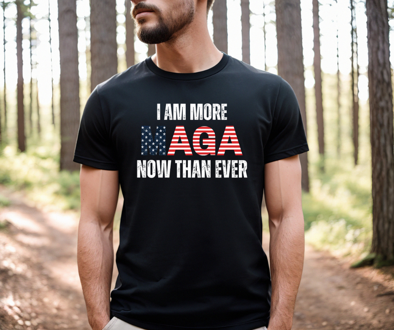 More MAGA now Trump Tee