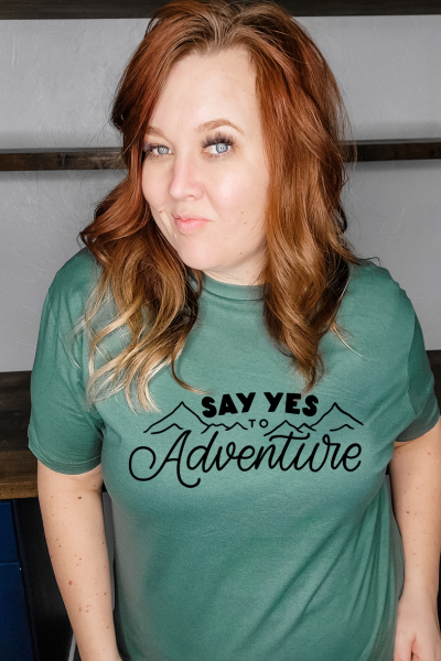 Say Yes to Adventure Graphic T (S-3XL)