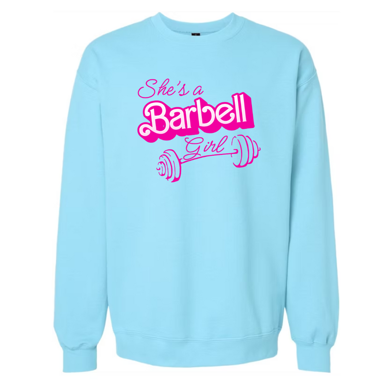 Barbell Girl Sweatshirt Graphic Tee