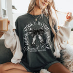 Spooky Witch Social Club Graphic Tee Witches be crazy