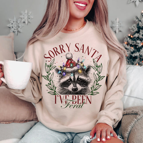 Sorry Santa I've been Feral Graphic T