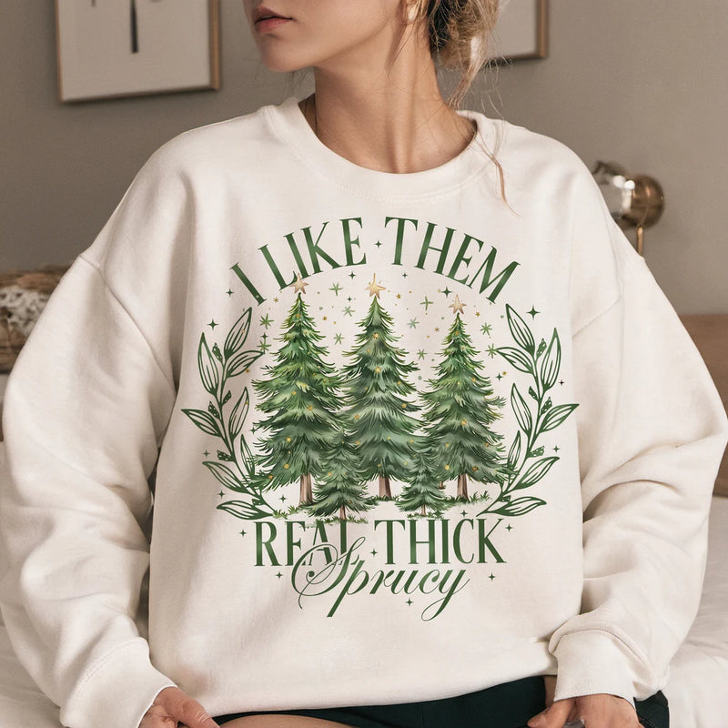 Thick and Sprucy Christmas Graphic T